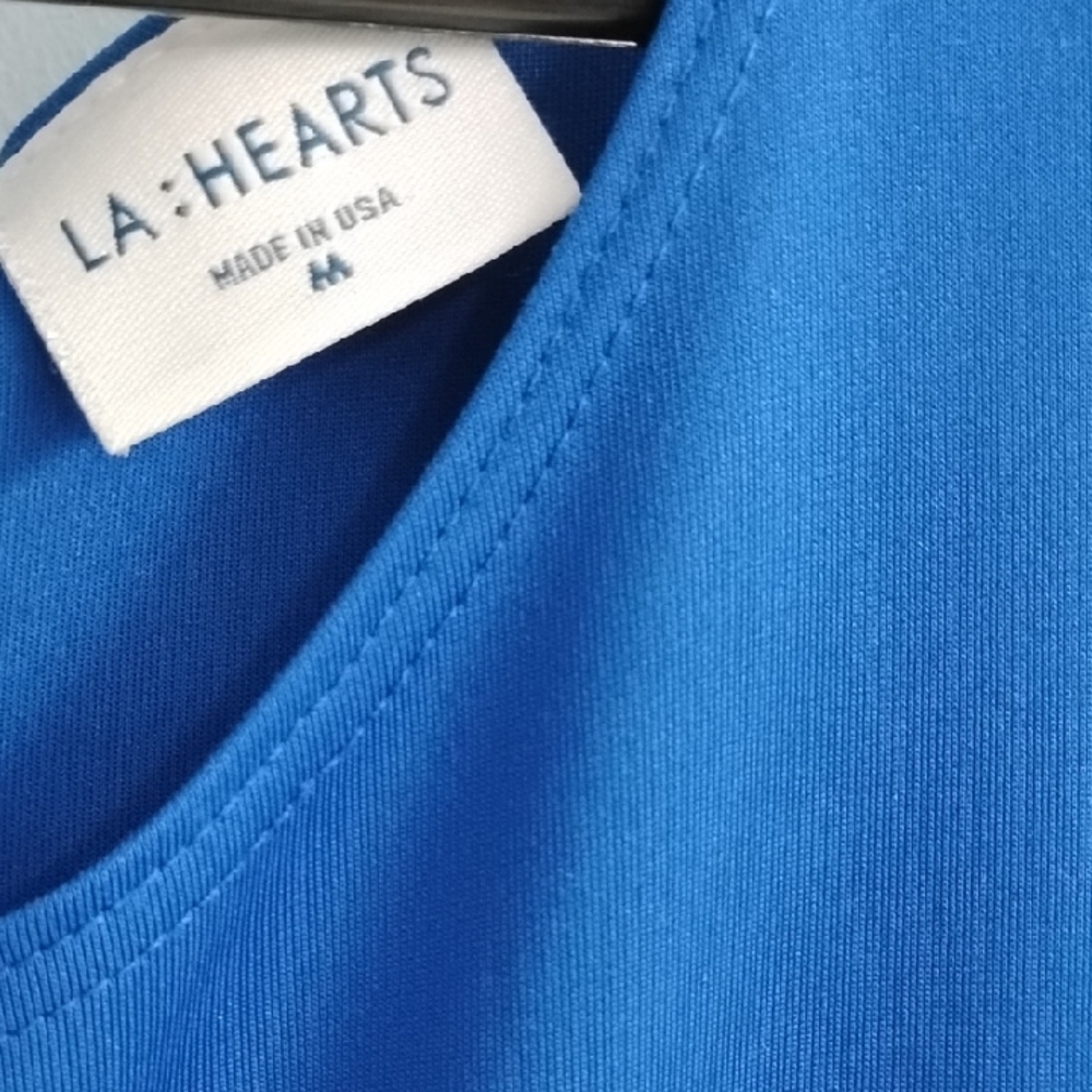 La Hearts Royal Blue ๐ ๐ Midi Dress Size Medium - Picture 2 of 6
